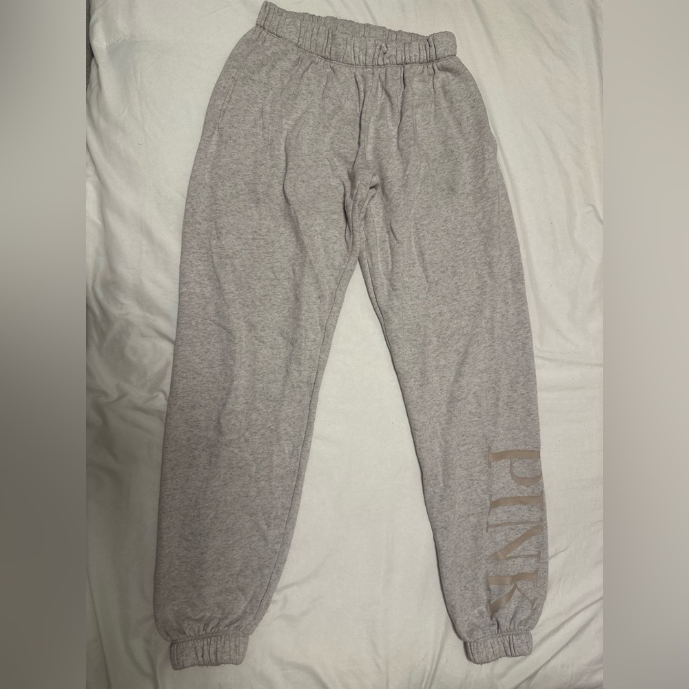 PINK Victoria's Secret Light Gray Sweatpants